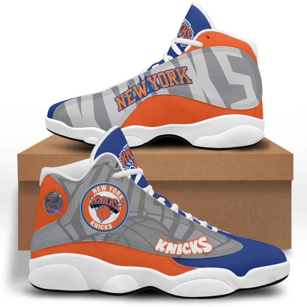 Sportswearmerch New York Knicks NBA AJ13 Sneakers Shoes For Men And Women