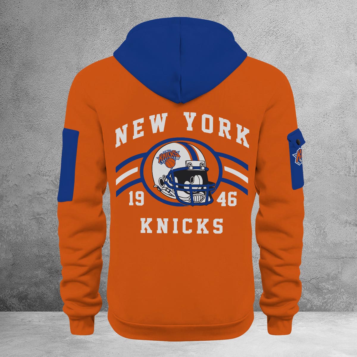 Sportswearmerch New York Knicks NBA Half Zip Hoodie Personalized For Fan