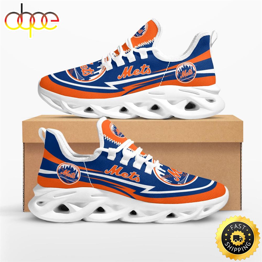 Sportswearmerch New York Mets MLB Are Coming Curves Max Soul Shoes Sneakers For Men And Women