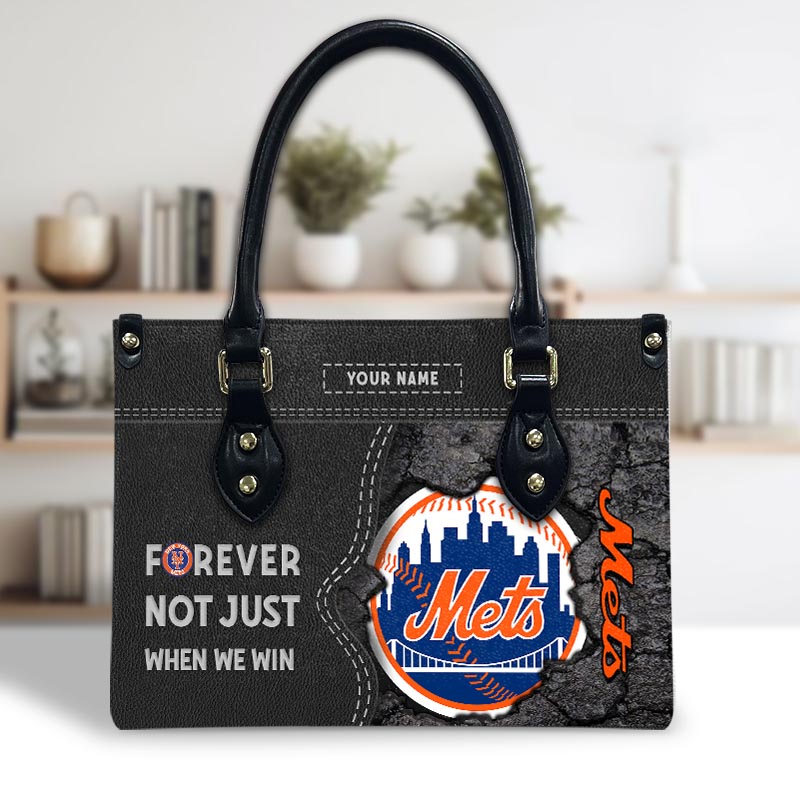 Sportswearmerch New York Mets MLB Leather Handbag For Fan