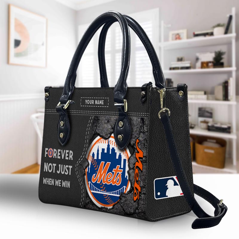 Sportswearmerch New York Mets MLB Leather Handbag For Fan