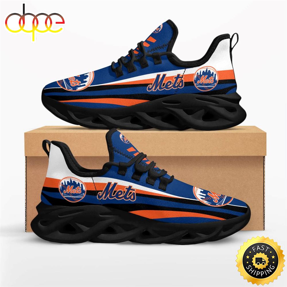 Sportswearmerch New York Mets MLB Max Soul Shoes Sneakers For Men And Women