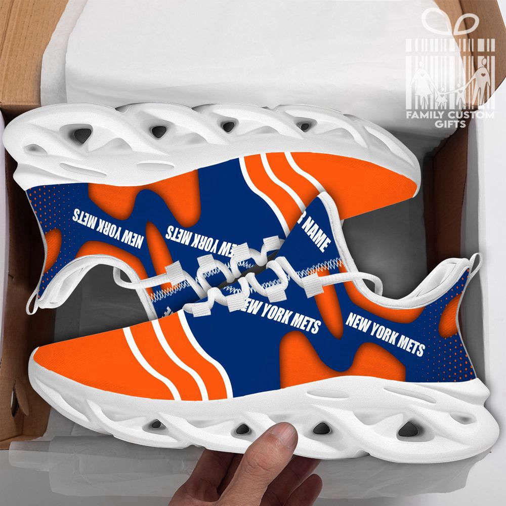 Sportswearmerch New York Mets MLB Max Soul Shoes Sneakers For Men And Women