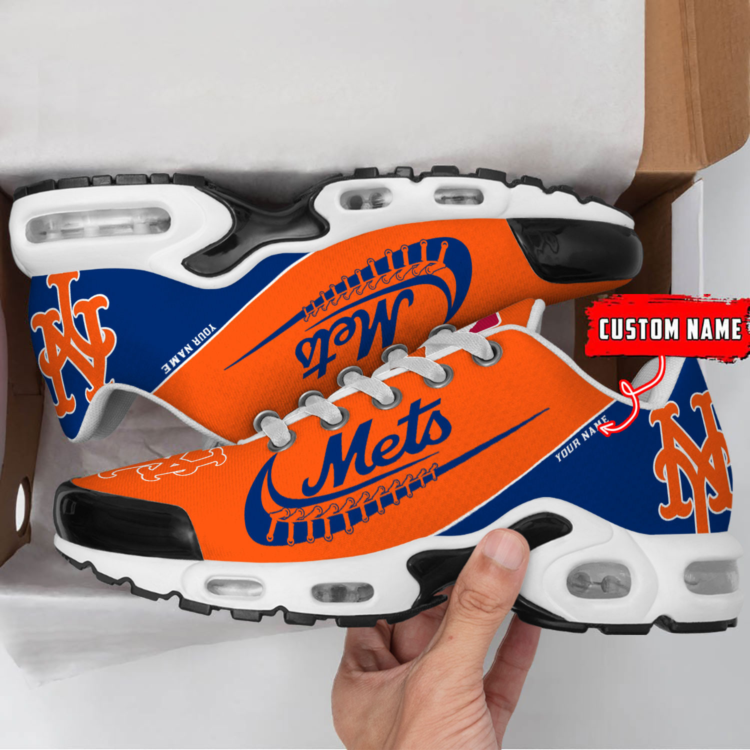 Sportswearmerch New York Mets MLB TN Shoes Sneakers For Men And Women