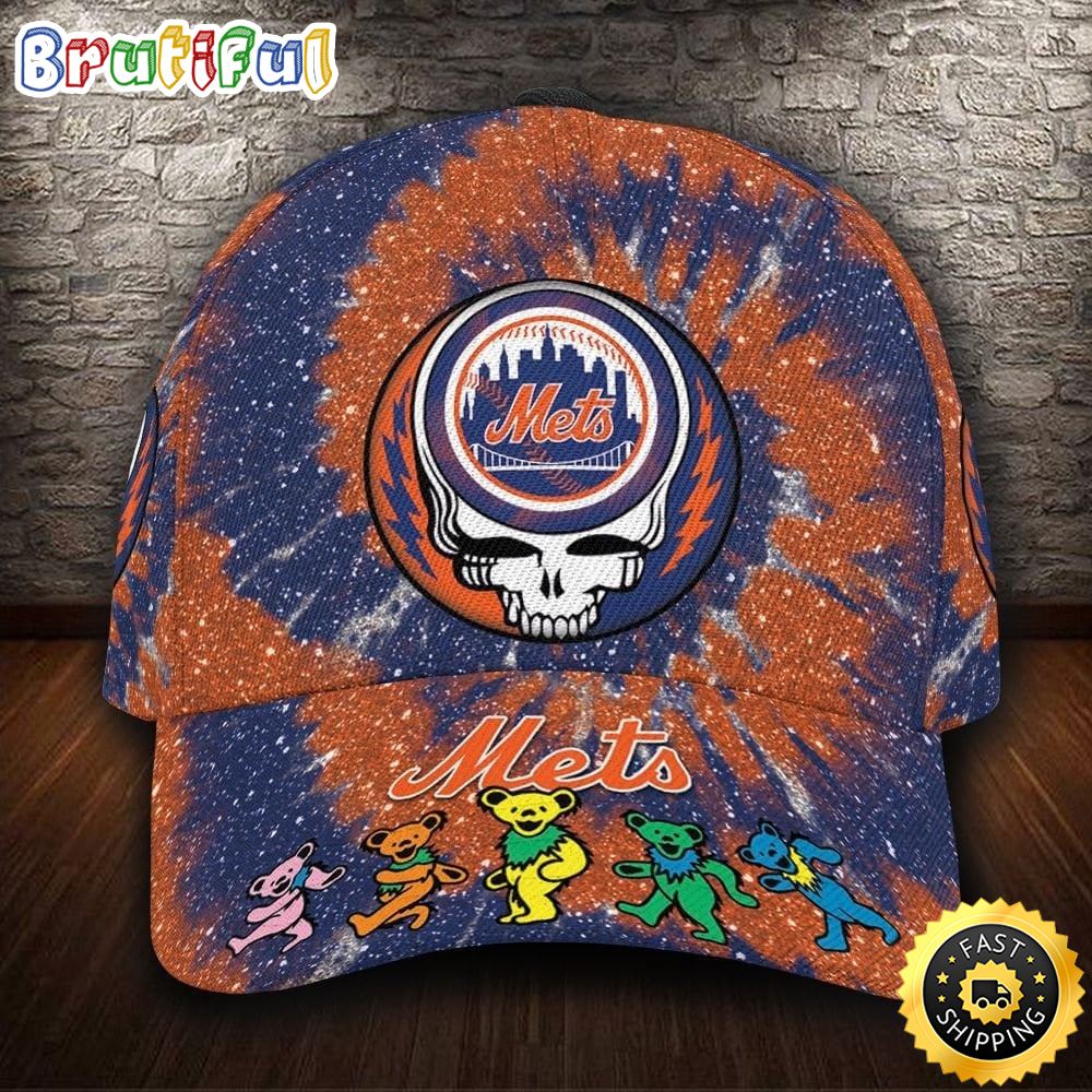 Sportswearmerch New York Mets MLB x Grateful Dead Band Classic Cap For Fan