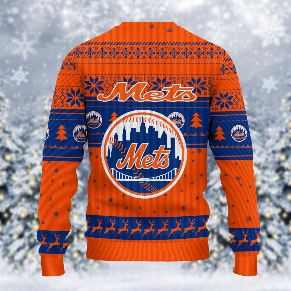 Sportswearmerch New York Mets MLB x Grinch Christmas Ugly Sweater For Fans