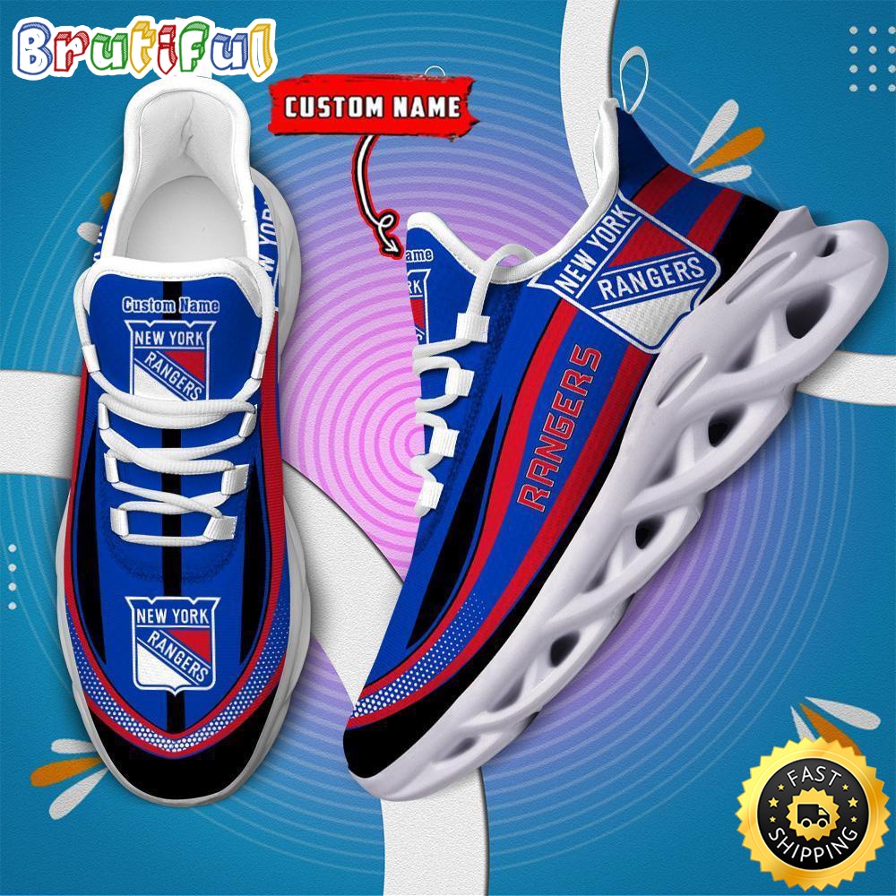 Sportswearmerch New York Rangers NHL Clunky Max Soul Shoes For Fan