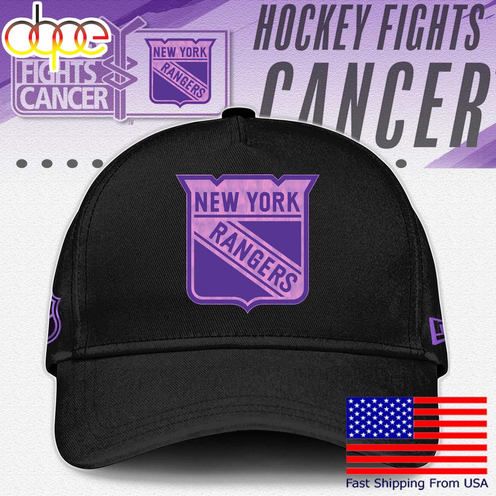 Sportswearmerch New York Rangers NHL Fight Cancer Classic Cap For Fan
