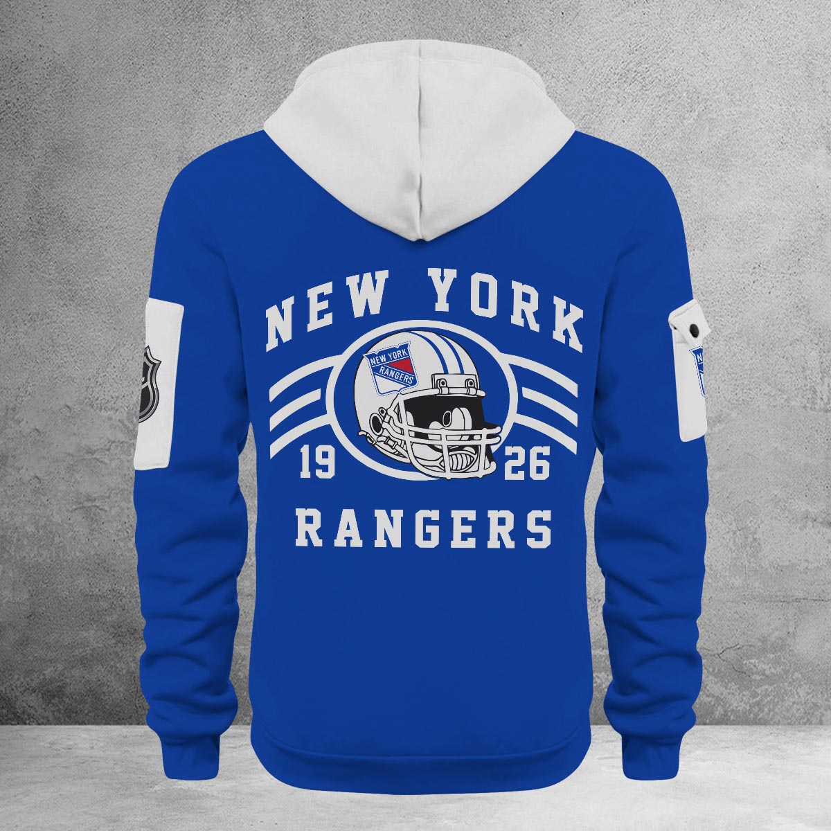 Sportswearmerch New York Rangers NHL Half Zip Hoodie Personalized For Fan