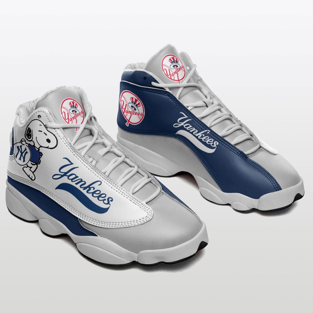 Sportswearmerch New York Yankees MLB AJ13 Sneakers Shoes For Men And Women