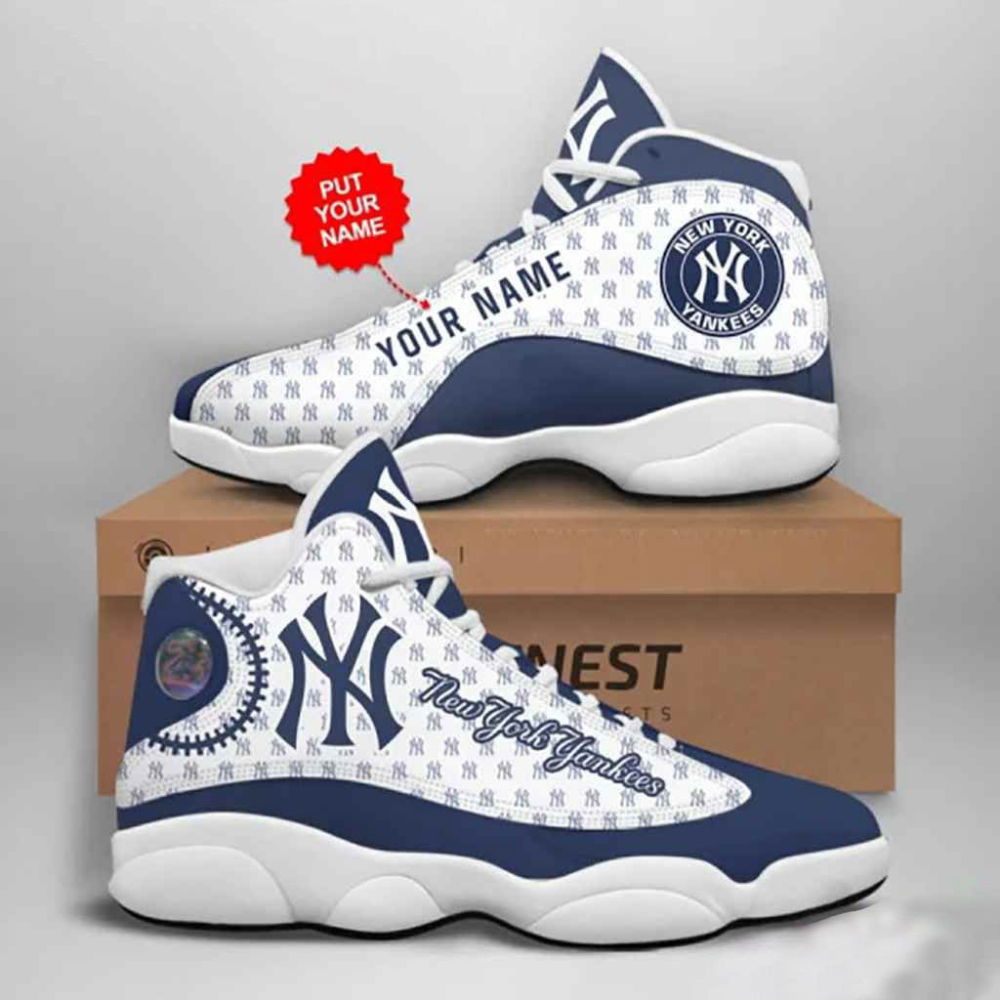 Sportswearmerch New York Yankees MLB AJ13 Sneakers Shoes For Men And Women