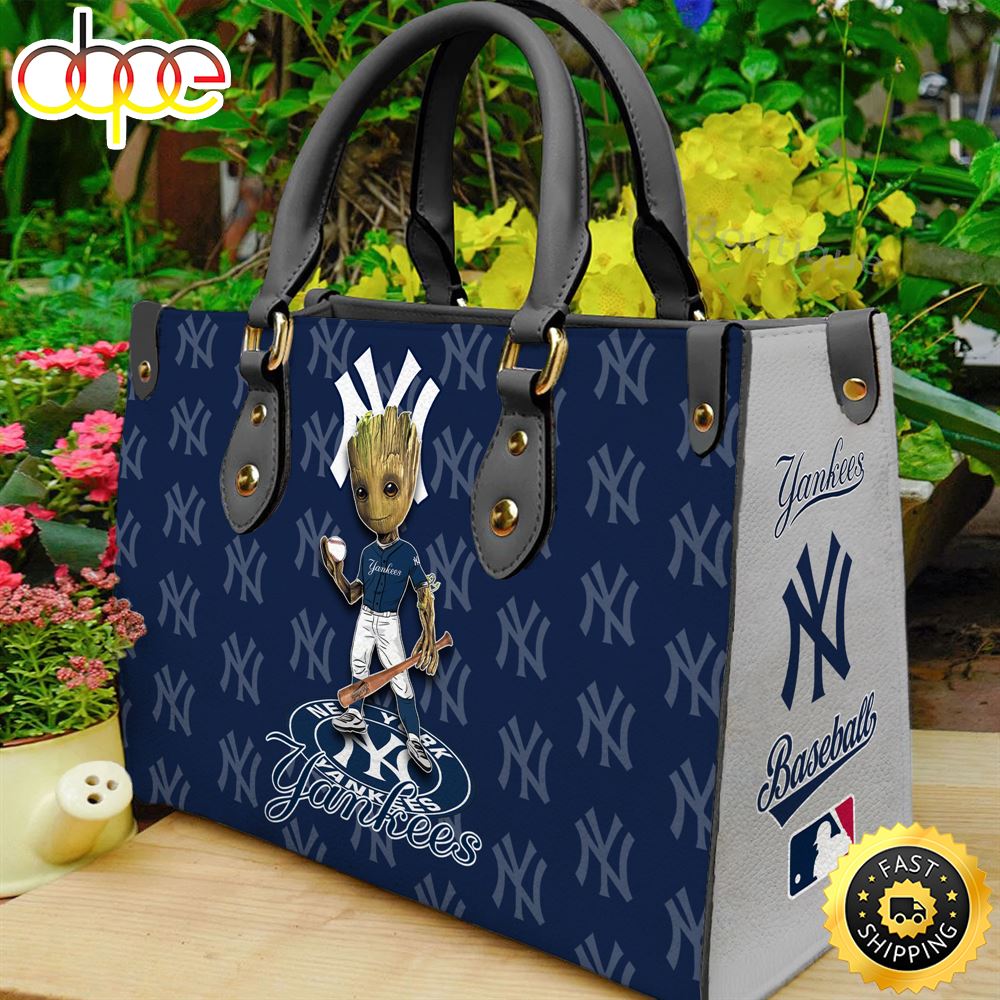 Sportswearmerch New York Yankees MLB Groot Women Leather Hand Bag For Fan
