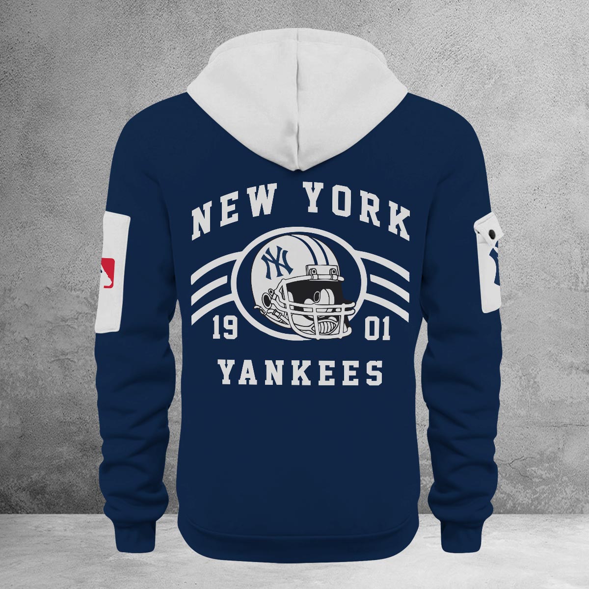 Sportswearmerch New York Yankees MLB Half Zip Hoodie Personalized For Fan