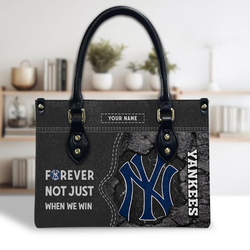 Sportswearmerch New York Yankees MLB Leather Handbag For Fan