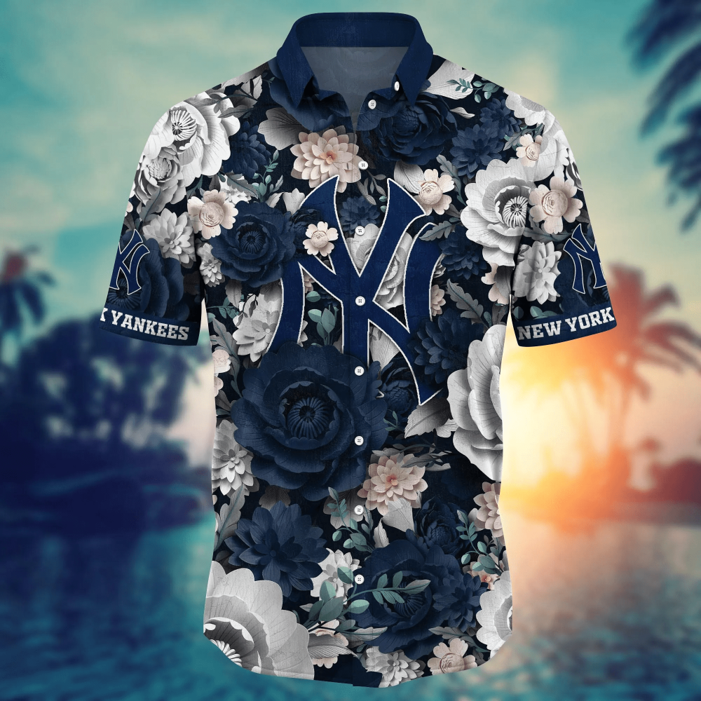 Sportswearmerch New York Yankees MLB Personalized Hawaiian Shirt For Fan
