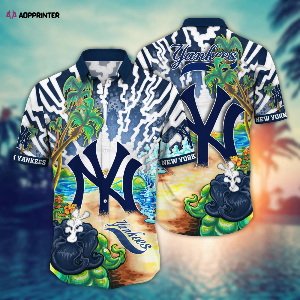Sportswearmerch New York Yankees MLB Personalized Hawaiian Shirt For Fan