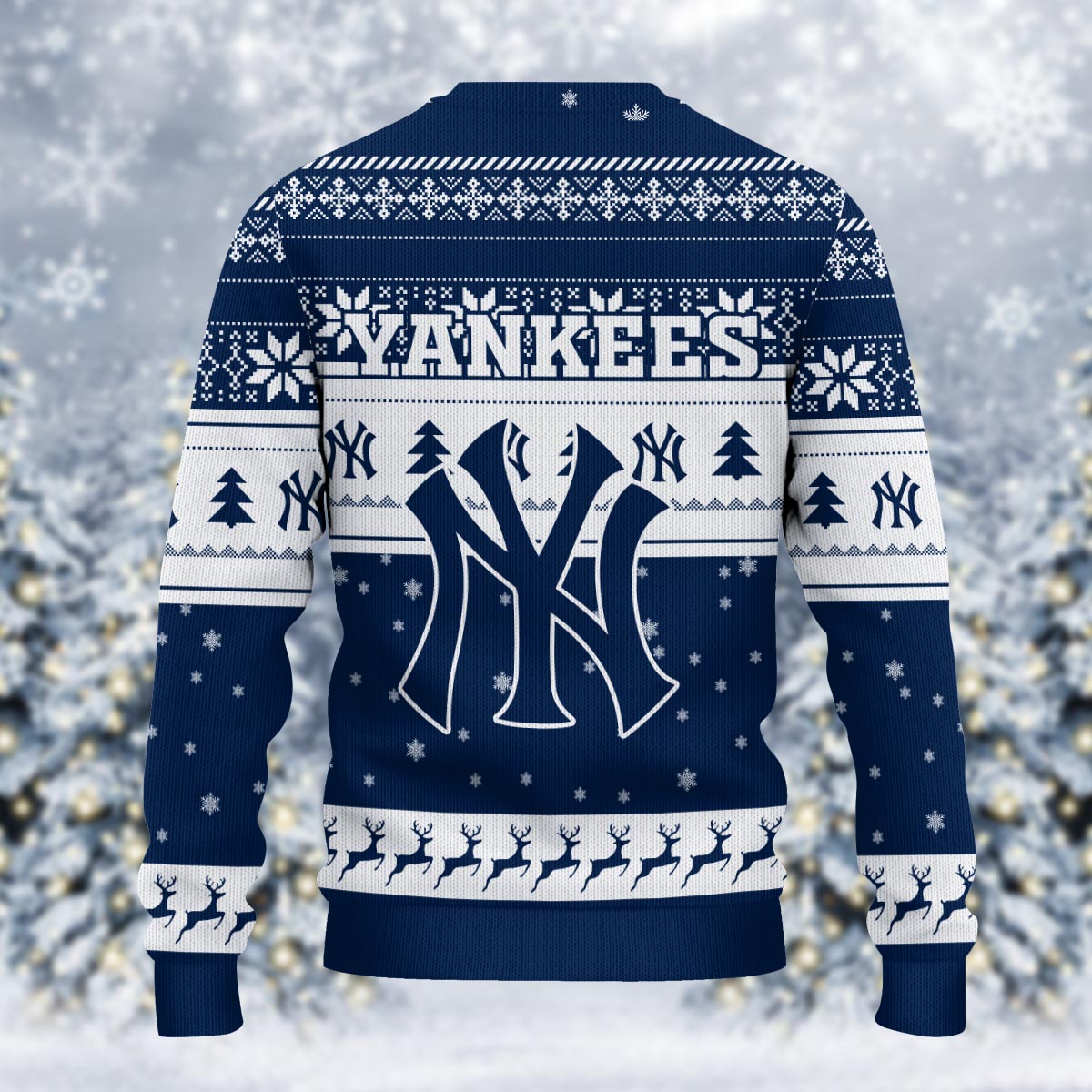 Sportswearmerch New York Yankees MLB x Grinch Christmas Ugly Sweater For Fans