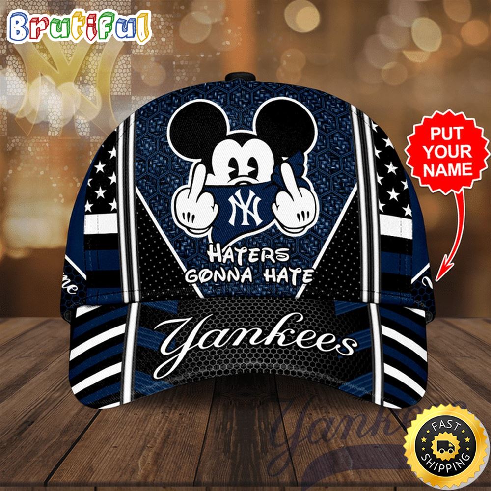 Sportswearmerch New York Yankees MLB x Mickey Mouse Cap For Fan