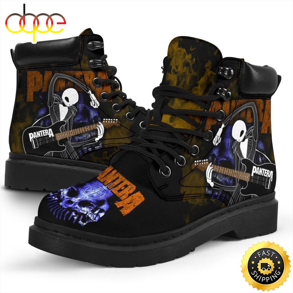 Sportswearmerch Nightmare Before Christmas Gift Halloween Gift The Nightmare Before Christmas Pantera Band Boots Shoes For Men And Women