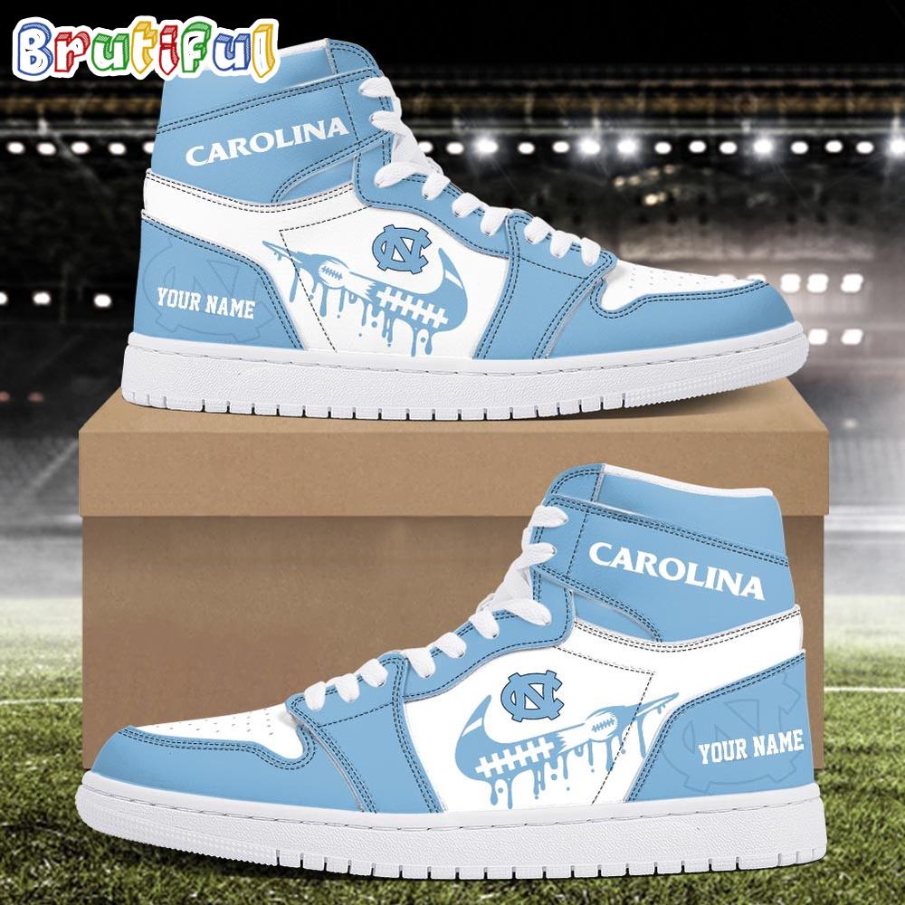 Sportswearmerch North Carolina Tar Heels NCAA AJ1 High Sneakers Shoes For Men And Women