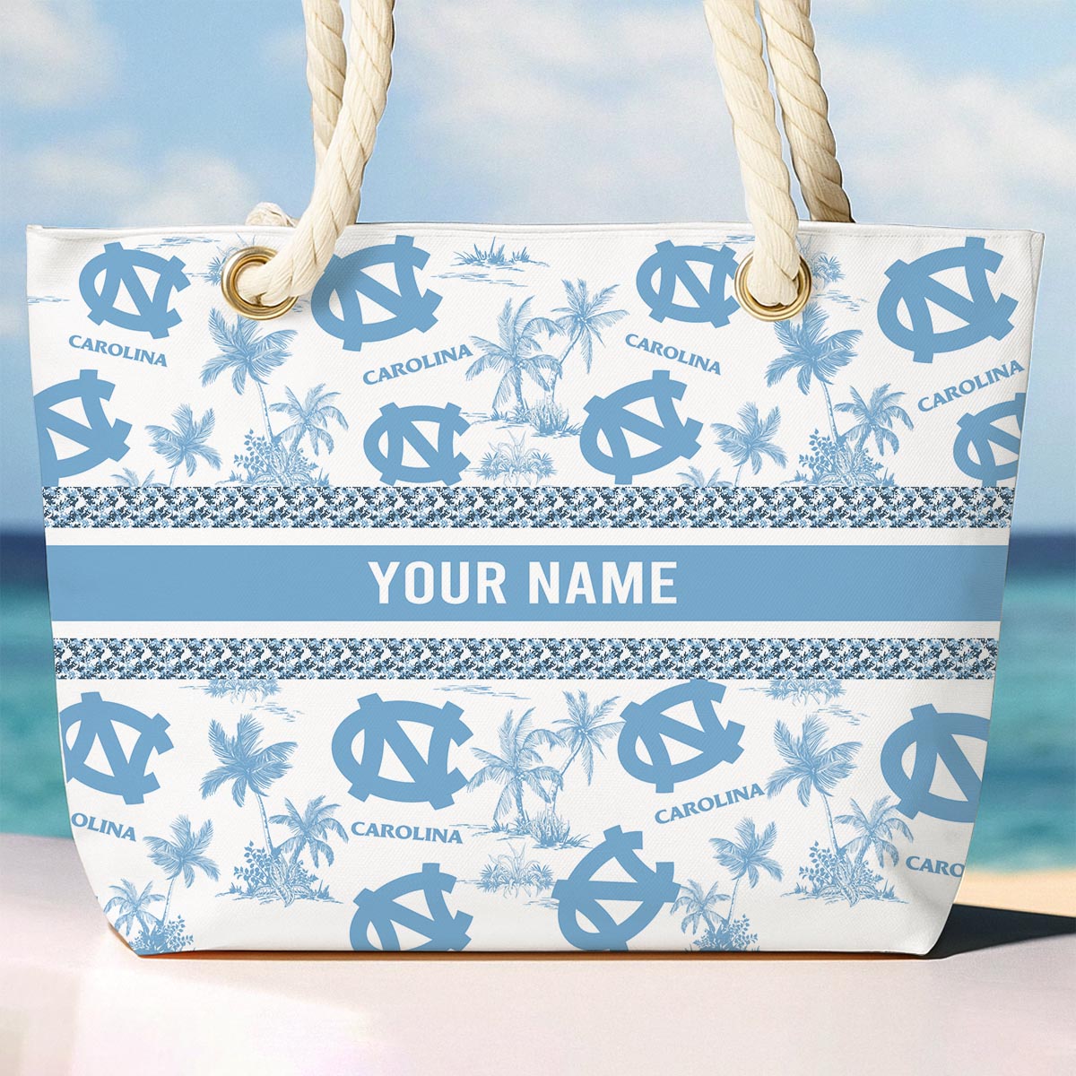 Sportswearmerch North Carolina Tar Heels NCAA Beach Bag For Fan