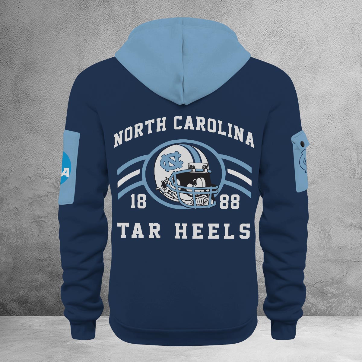Sportswearmerch North Carolina Tar Heels NCAA Half Zip Hoodie Personalized For Fan