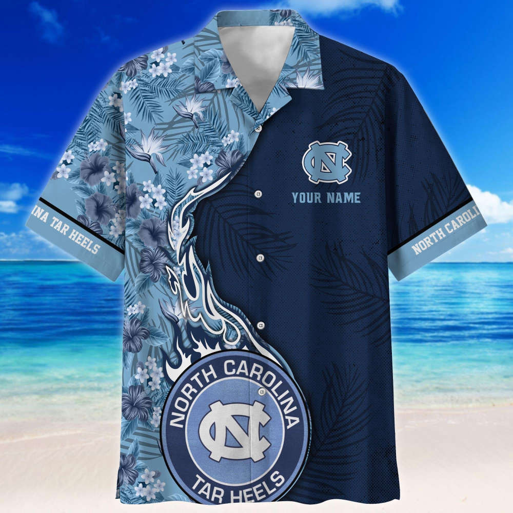 Sportswearmerch North Carolina Tar Heels NCAA Personalized Hawaiian Shirt For Fan