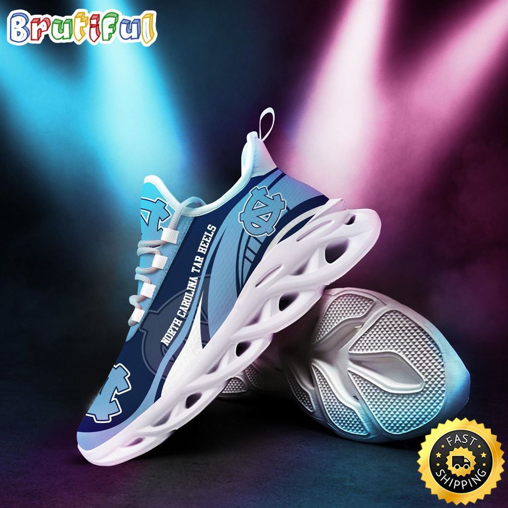 Sportswearmerch North Carolina Tar Heels NCAA Sneakers Max Soul Shoes For Fan