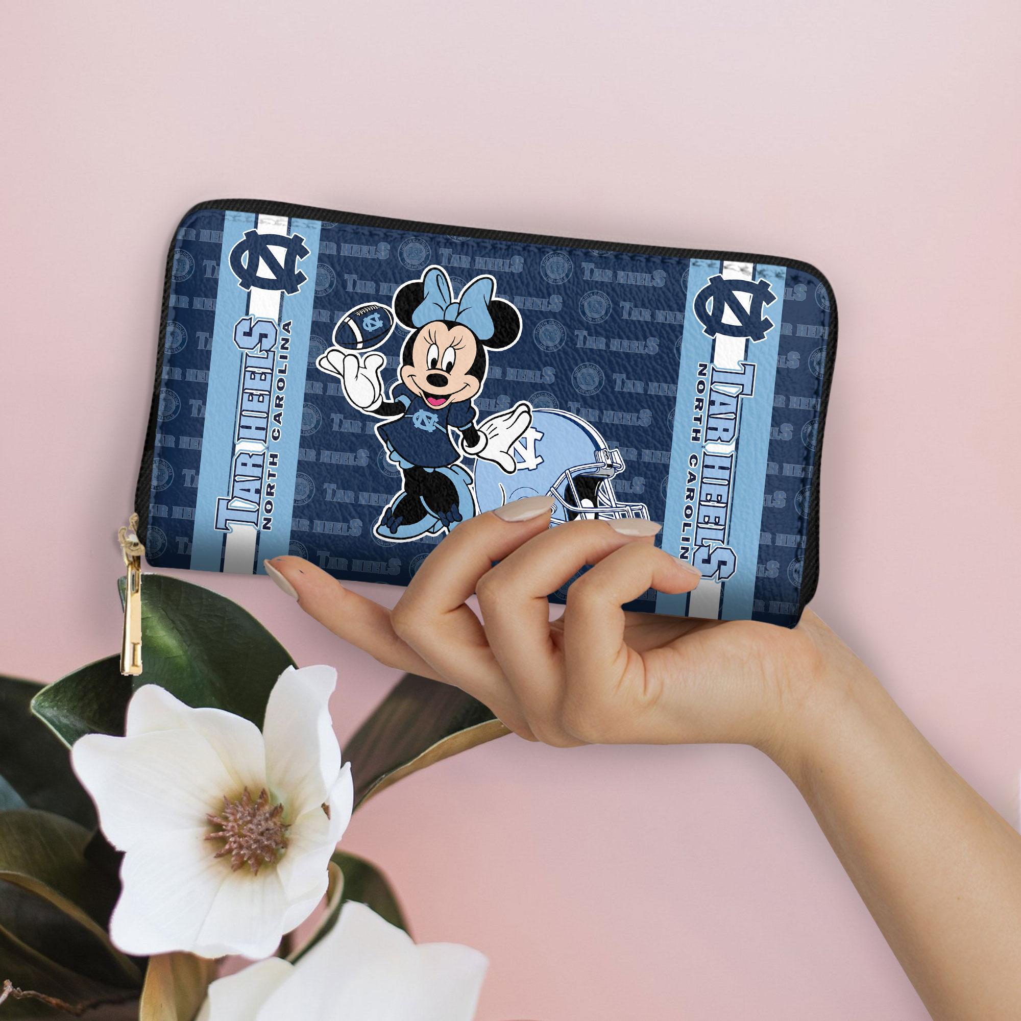 Sportswearmerch North Carolina Tar Heels NCAA x Minnie Women Leather Handbag For Fan