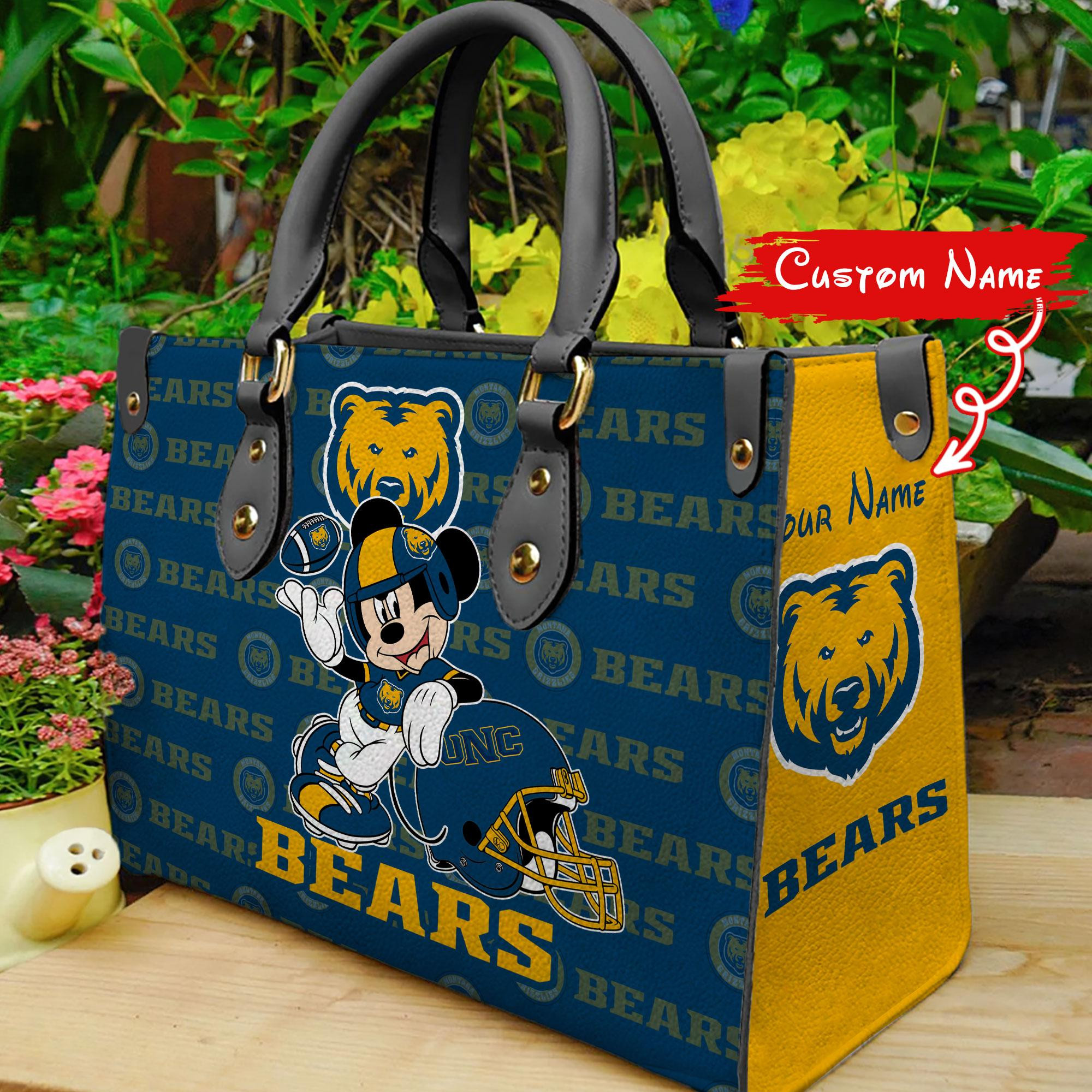Sportswearmerch Northern Colorado Bears NCAA x Mickey Women Leather Handbag For Fan