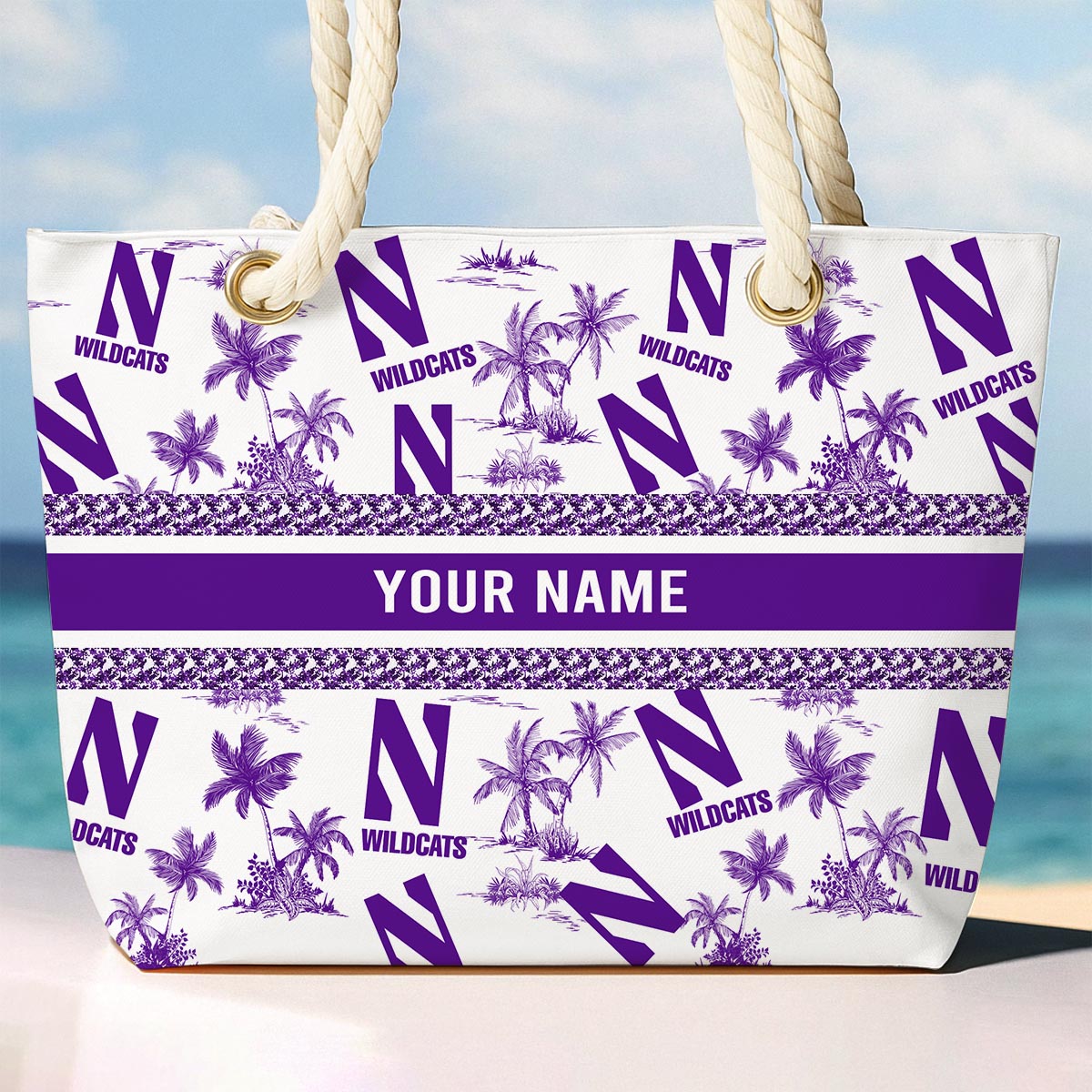 Sportswearmerch Northwestern Wildcats NCAA Beach Bag For Fan