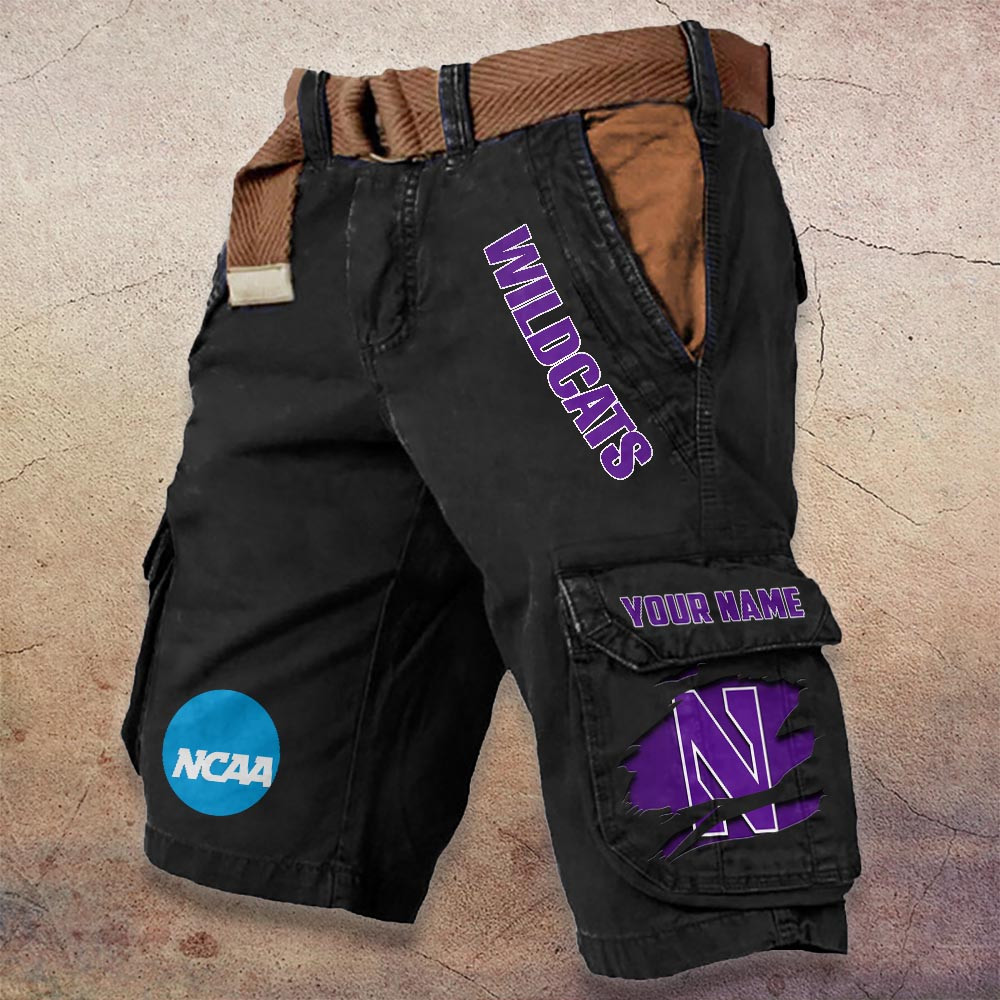 Sportswearmerch Northwestern Wildcats NCAA Denim Short For Fan