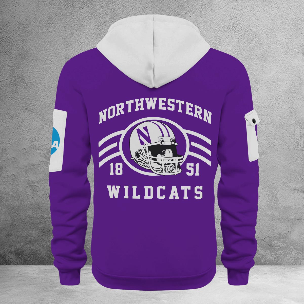 Sportswearmerch Northwestern Wildcats NCAA Half Zip Hoodie Personalized For Fan