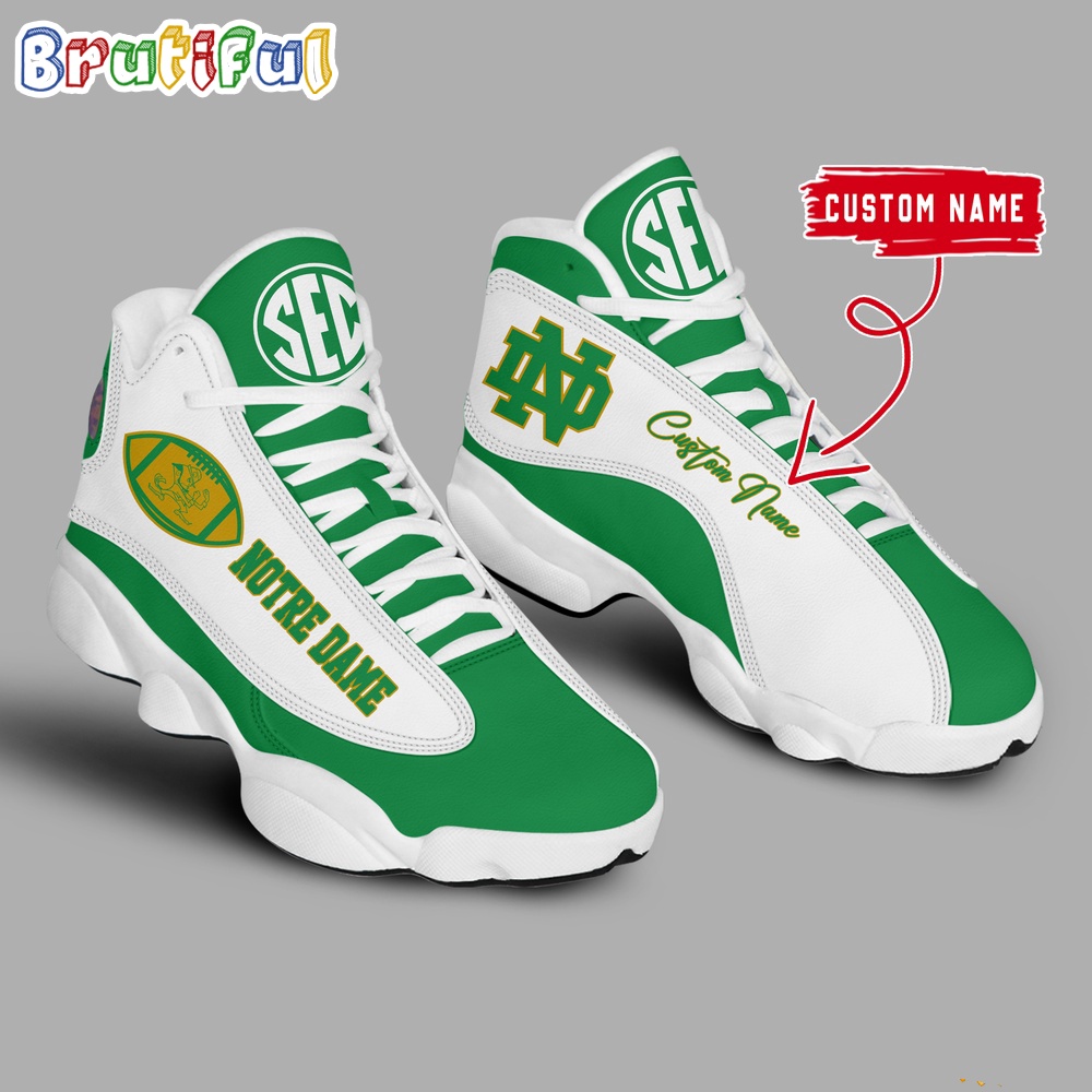 Sportswearmerch Notre Dame Fighting Irish MLB AJ13 Sneakers Shoes For Men And Women