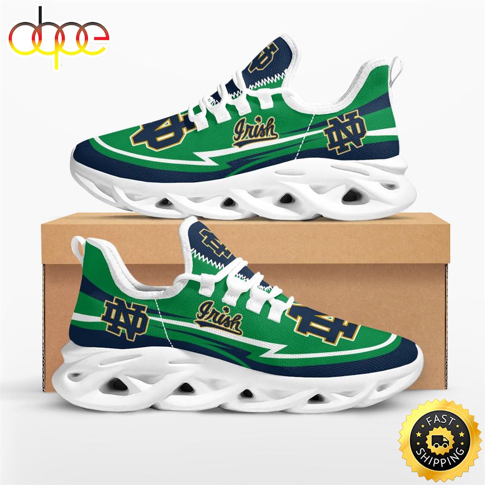 Sportswearmerch Notre Dame Fighting Irish NCAA Are Coming Curves Max Soul Shoes Sneakers For Men And Women