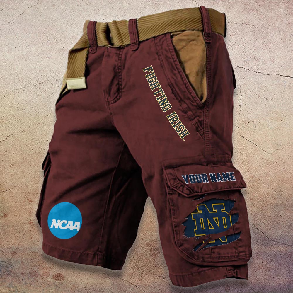 Sportswearmerch Notre Dame Fighting Irish NCAA Denim Short For Fan