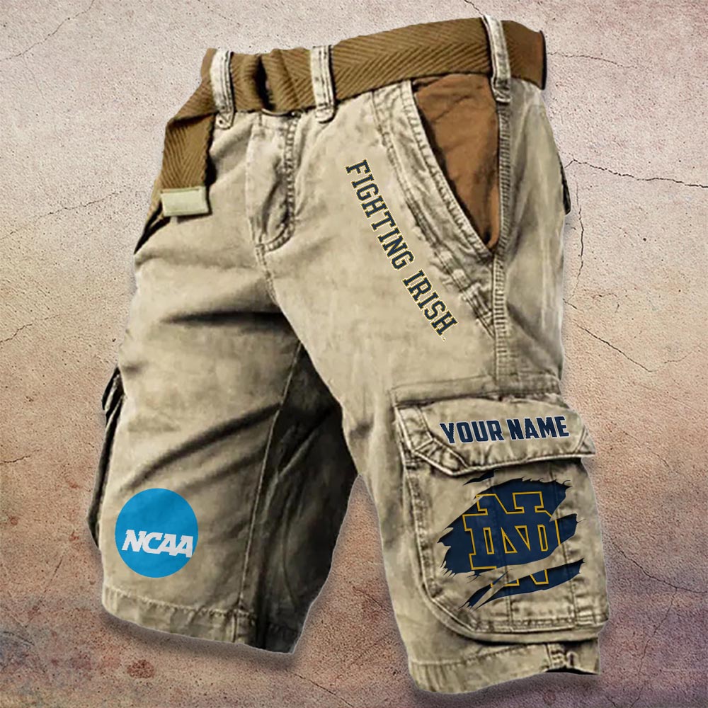 Sportswearmerch Notre Dame Fighting Irish NCAA Denim Short For Fan