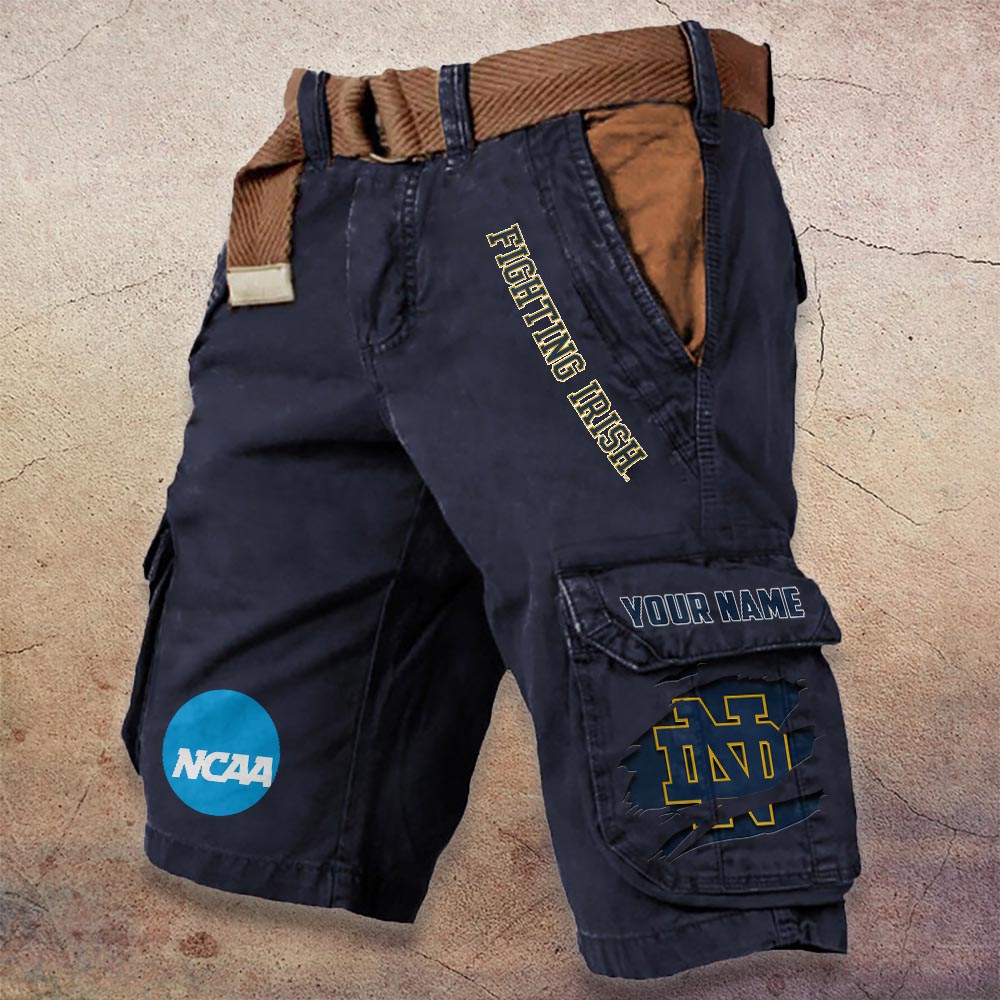 Sportswearmerch Notre Dame Fighting Irish NCAA Denim Short For Fan