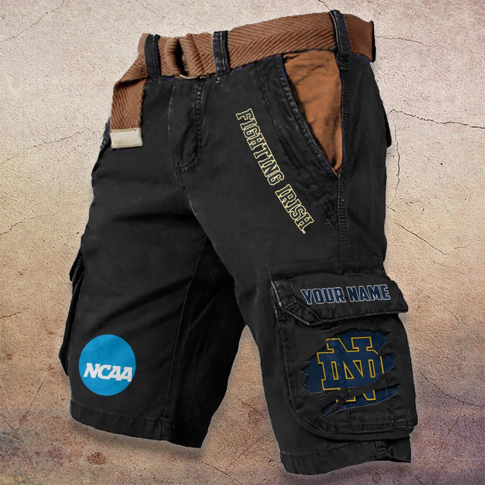Sportswearmerch Notre Dame Fighting Irish NCAA Denim Short For Fan