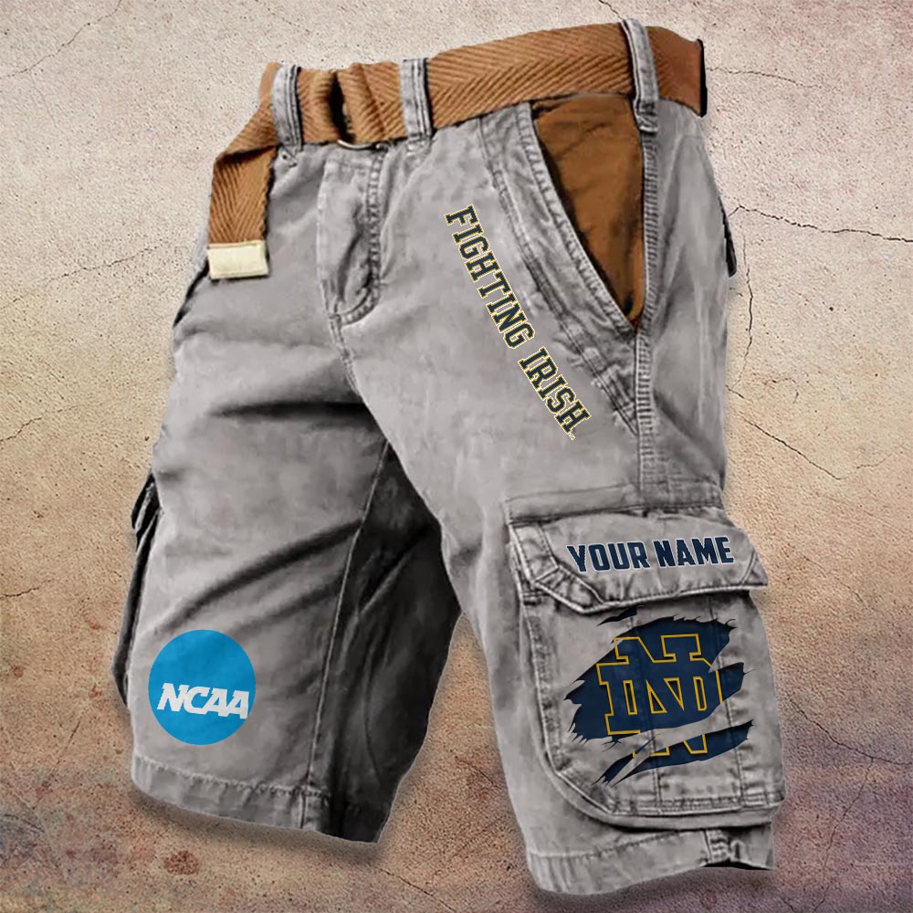 Sportswearmerch Notre Dame Fighting Irish NCAA Denim Short For Fan