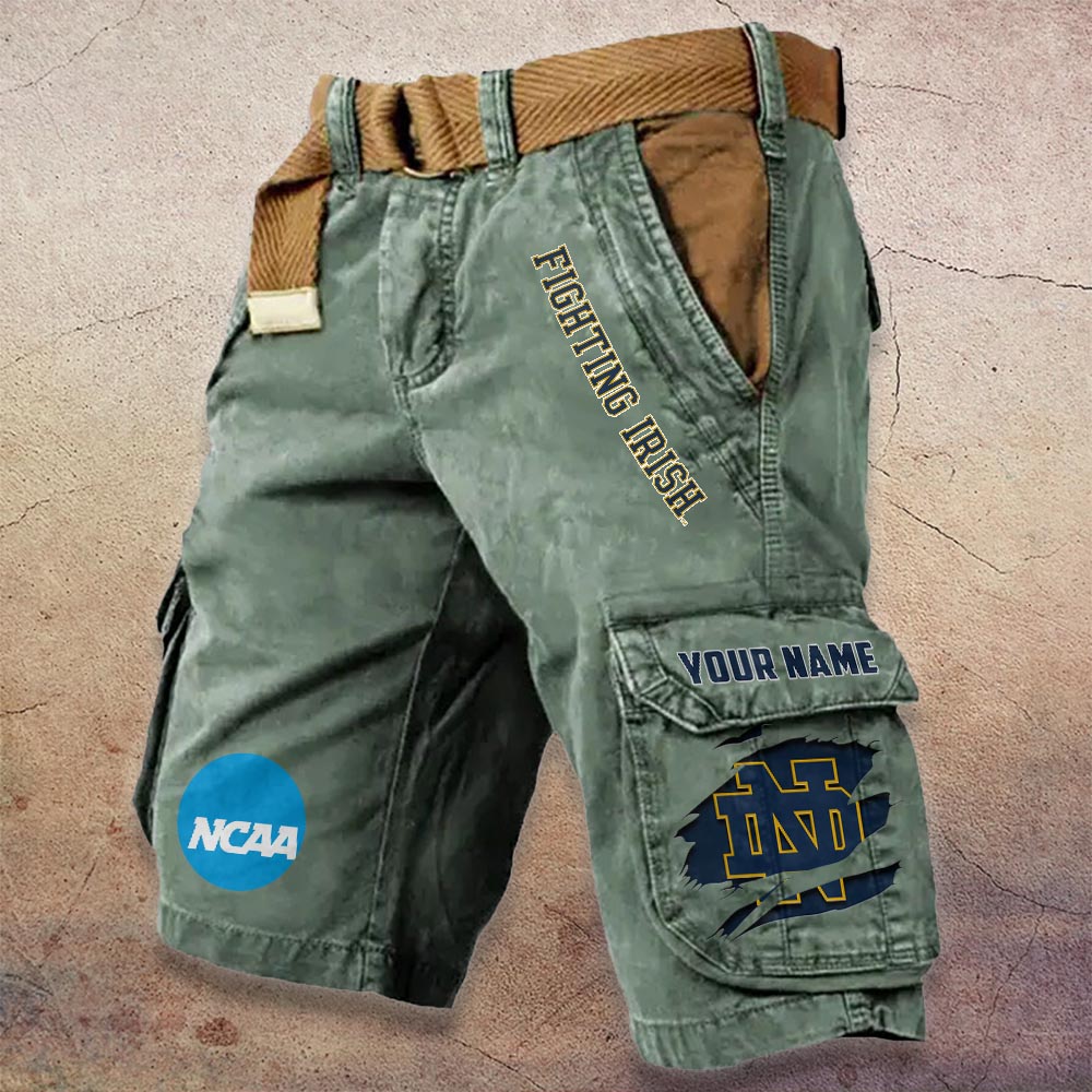 Sportswearmerch Notre Dame Fighting Irish NCAA Denim Short For Fan