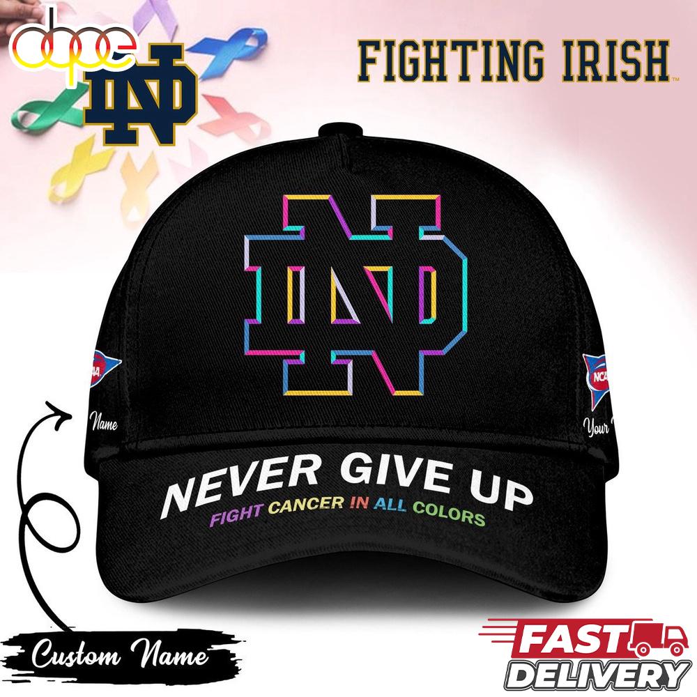 Sportswearmerch Notre Dame Fighting Irish NCAA Fight Cancer In Classic Cap For Fan