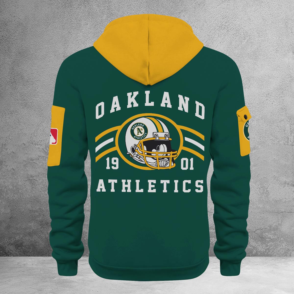 Sportswearmerch Oakland Athletics MLB Half Zip Hoodie Personalized For Fan