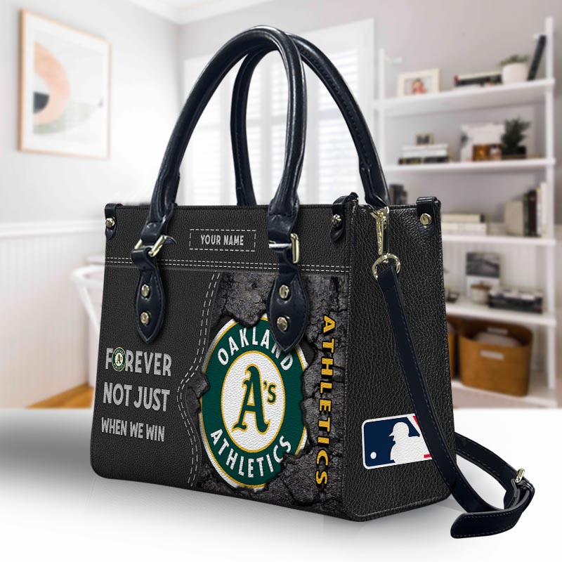 Sportswearmerch Oakland Athletics MLB Leather Handbag For Fan
