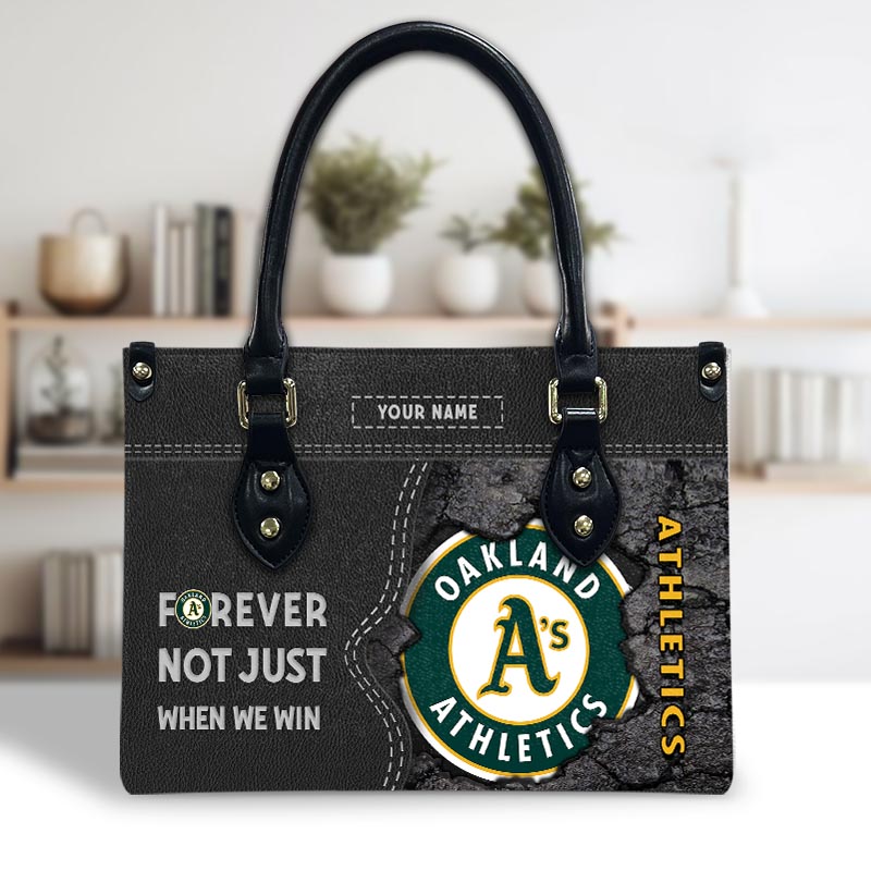 Sportswearmerch Oakland Athletics MLB Leather Handbag For Fan