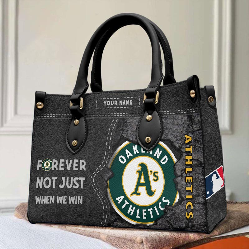 Sportswearmerch Oakland Athletics MLB Leather Handbag For Fan