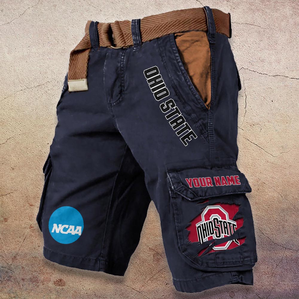 Sportswearmerch Ohio State Buckeyes NCAA Denim Short For Fan