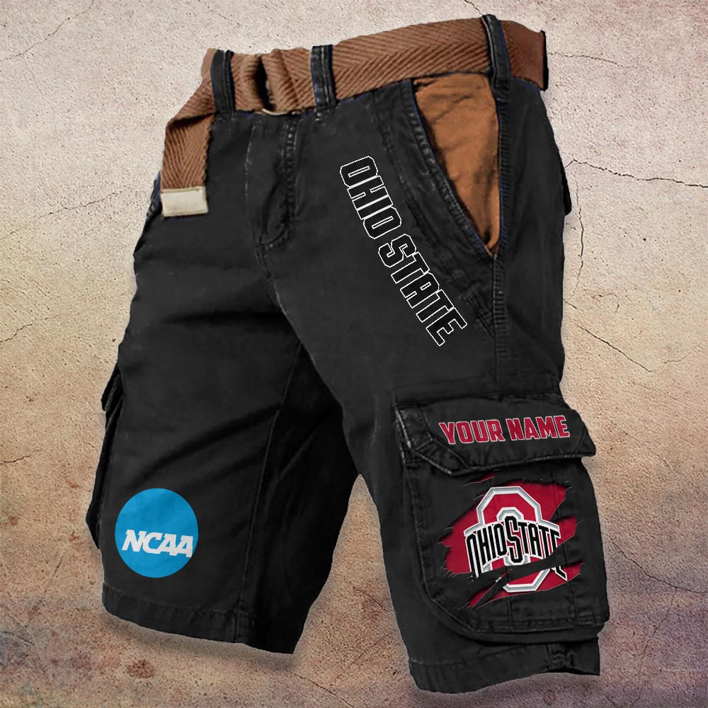 Sportswearmerch Ohio State Buckeyes NCAA Denim Short For Fan