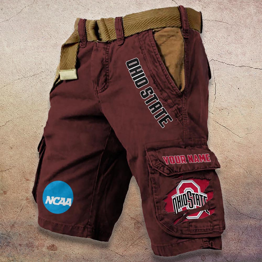Sportswearmerch Ohio State Buckeyes NCAA Denim Short For Fan