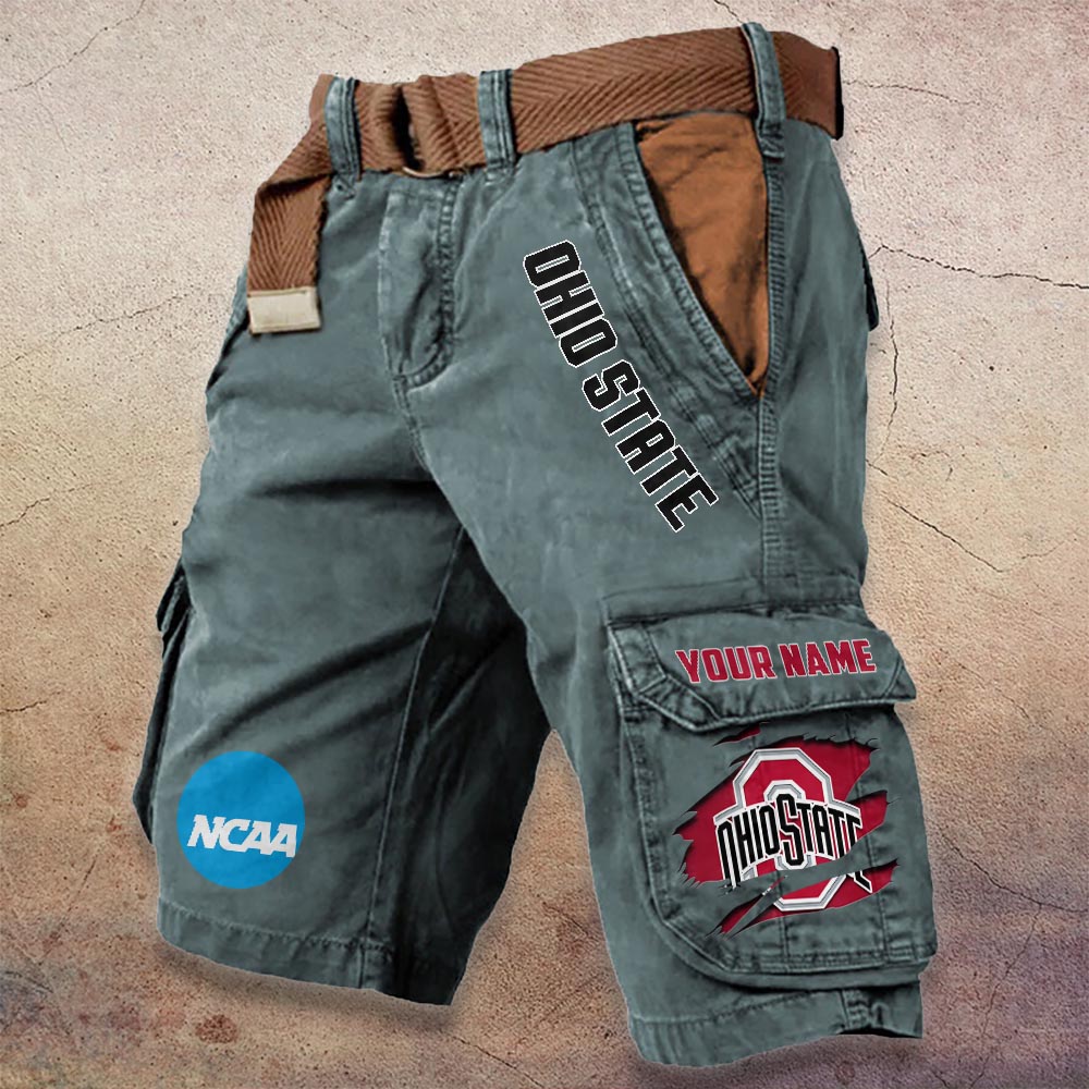 Sportswearmerch Ohio State Buckeyes NCAA Denim Short For Fan